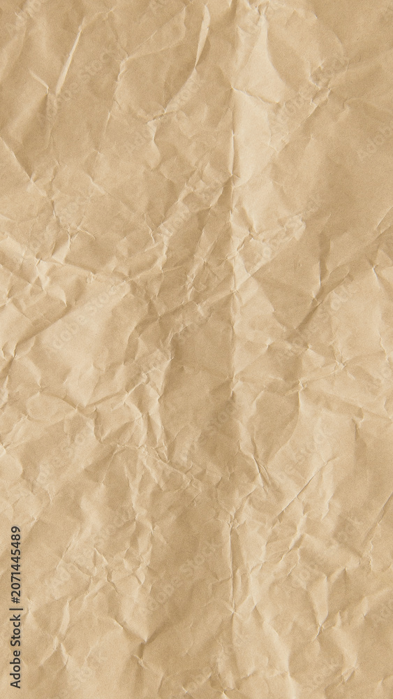 Fototapeta premium Brown crumpled paper iPhone wallpaper
