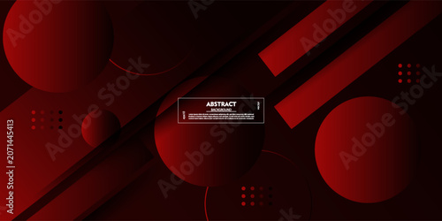 Abstract red background with dynamic and overlapping pattern elements concept design. Simple and trendy banner style. Vector Eps10