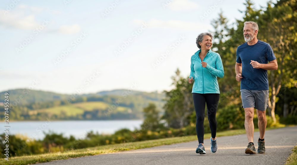 Obraz premium Concept of longevity, future wellness, and vitality for a healthy lifestyle