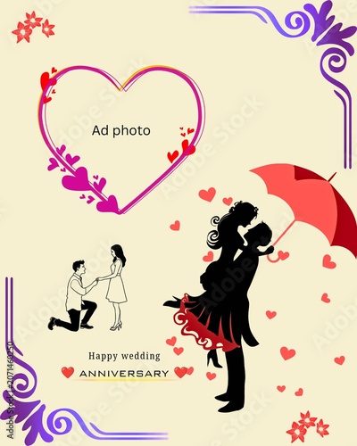 Wedding anniversary card 