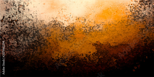 Fotografía Abstract textured background with warm orange, yellow and brown tones and organic patterns representing natural textures and abstract art