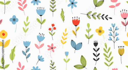 Obraz na płótnie Delightful petals and foliage creating harmonious scenes of seasonal beauty