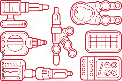 Technical Drawing of Mechanical Components and Devices, Architectural Drawing CAD design