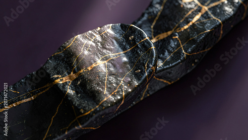 Organic material texture resembling poli