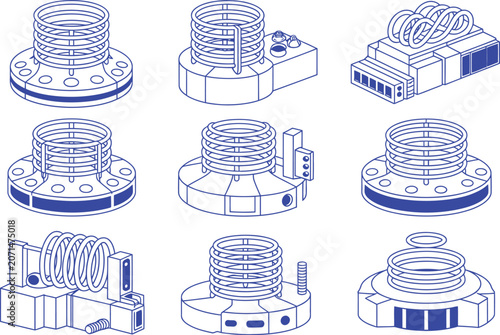 Line Art Architectural Drawing CAD Design Blueprints of Buildings and Structures