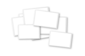 Photo card album collage mockup for displaying your photos