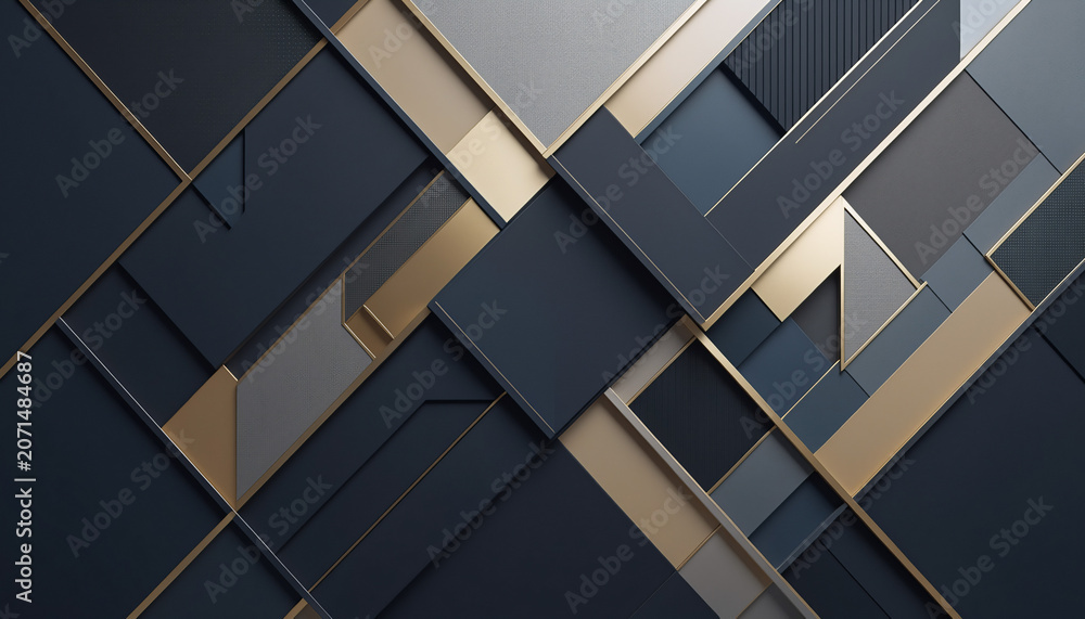 Fototapeta premium Executive Geometric Layers