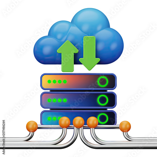 Data Transfer Cloud Computing Server Network