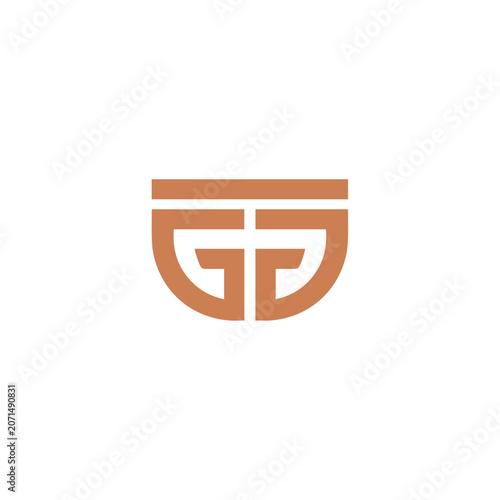 GG Logo Vector Simple Modern Icons