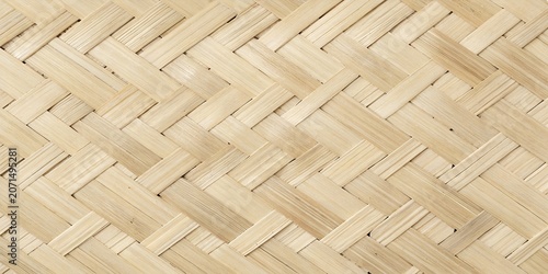 Foto Alabaster beige bamboo weave texture herringbone basketwork zig zag surface back