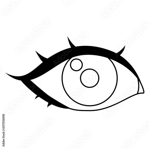 Illustration Eye Anatomy