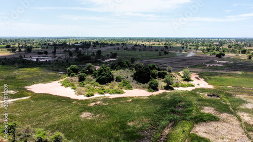 Obraz na plátně Non Din Archaeological Site at Ban Nong Hua Chang, Dan Khun Thot, Nakhon Ratchas