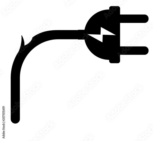 broken cable SVG