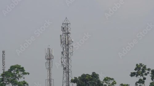 Telecommunication tower powering modern connectivity