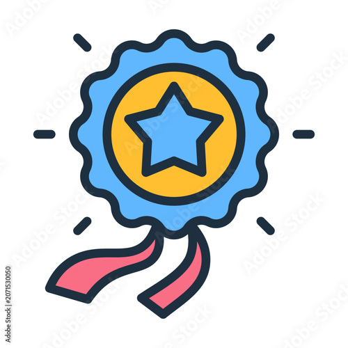 Quadro su tela Award  Icon - Lineal Color