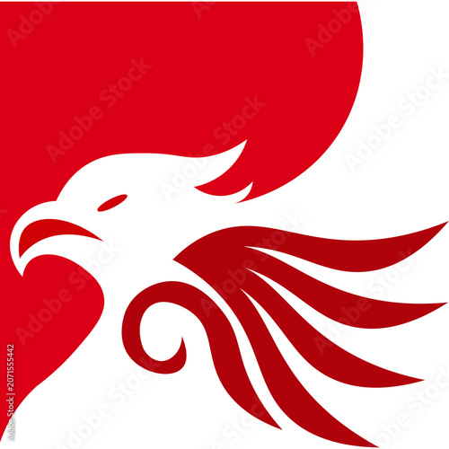 Garuda Silhouette Corner Frame