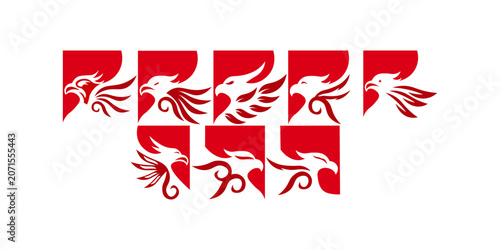 Garuda Silhouette Corner Frame