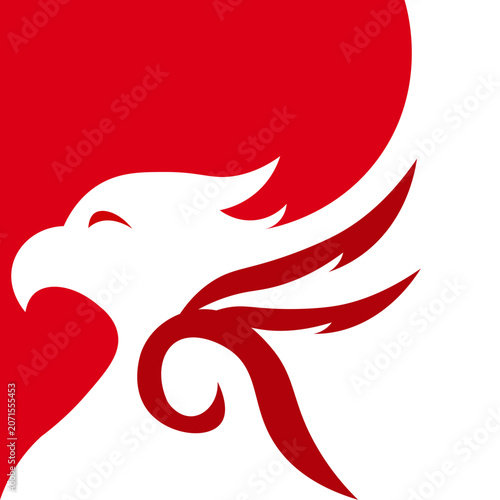Garuda Silhouette Corner Frame