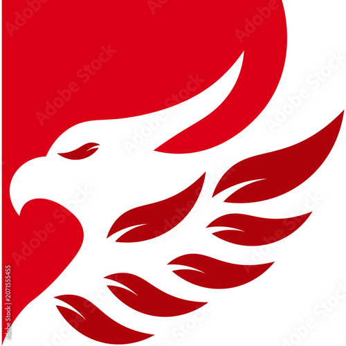 Garuda Silhouette Corner Frame