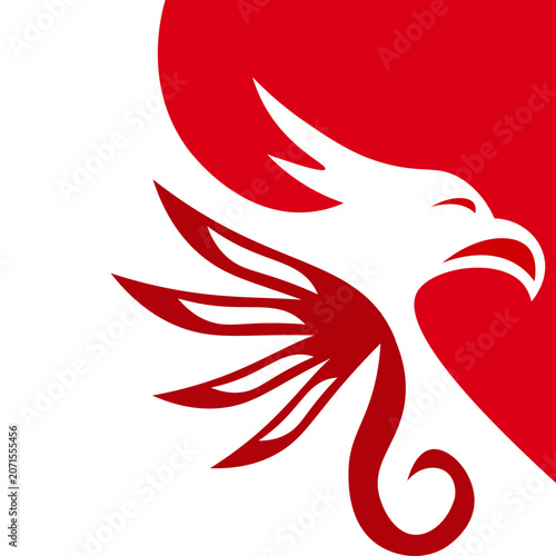 Garuda Silhouette Corner Frame