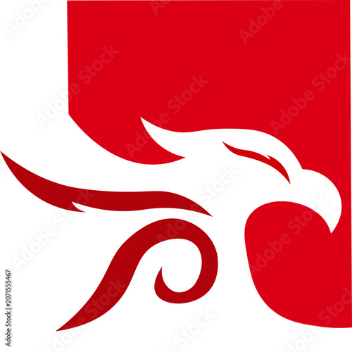 Garuda Silhouette Corner Frame