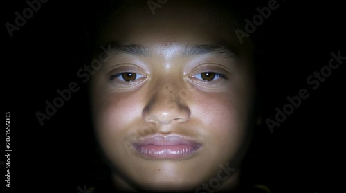 A mixed-race light Brown zoomer says 
