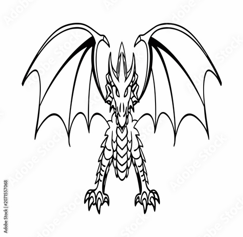 black dragon tattoo