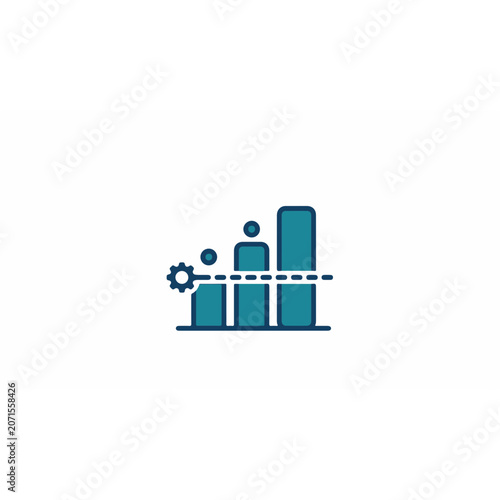 Social network icon vector illustration in urban city architecture concept black industrial business building symbol design, social media logo, industry and construction town concept