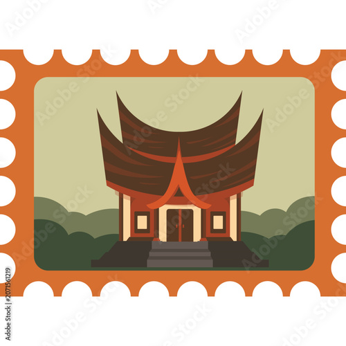 Postage Stamp Indonesia
