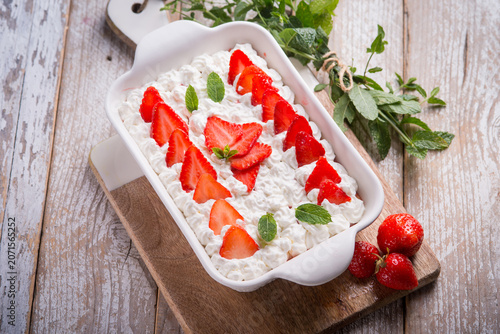 strawberry tiramisu traditional italian dessert