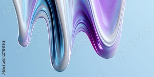 Fluid motion abstract design with vibrant color gradients