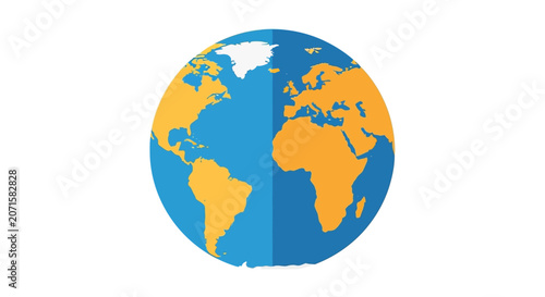 Globe Earth Planet World Map.