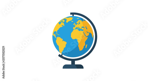 Globe on a Stand Display.