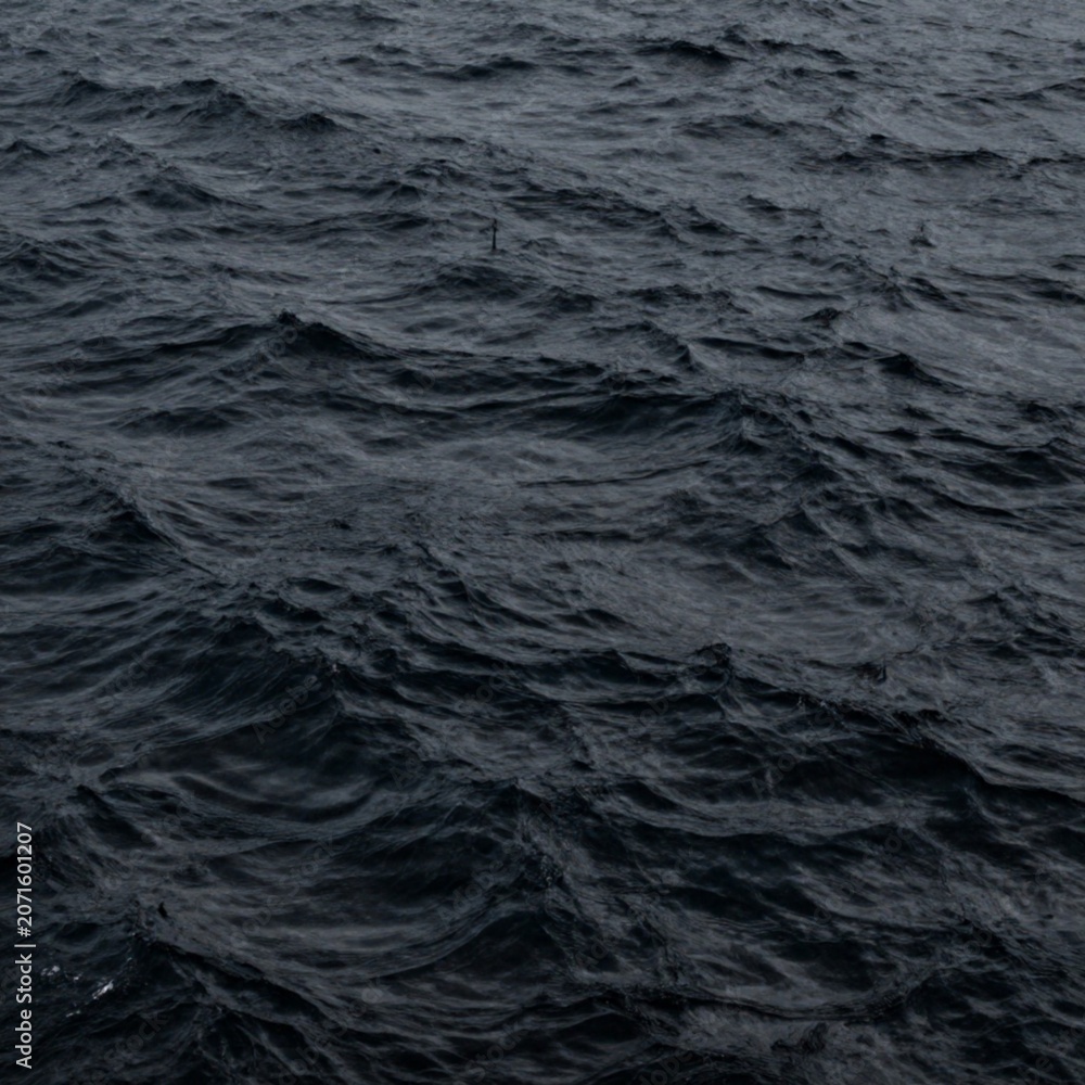 Obraz premium Ultra-Realistic Dark Stormy Ocean Water Texture Background