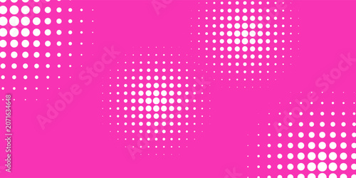 Baby pink pop art background in retro comic style with halftone dots, confetti design vector illustration. Pink pop art background with halftone dots. Pink Pop art Background, comic style. Retro style