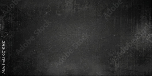 Fotografie A textured and grimy dark background with light smudges and scratch marks evokes a sense of grunge and industrial grit, perfect for creating a distressed or vintage aesthetic