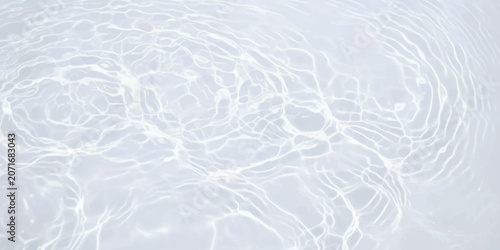 Tableau sur toile Abstract light reflections on moving water surface creating a soft ripple patter