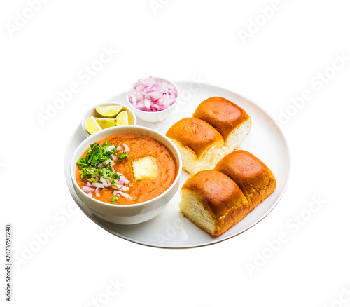 Fotografie Pav Bhaji, a popular Indian street food
