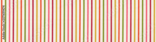 Fotografie Seamless vertical ticking stripe linen fabric texture with neutral beige and gre