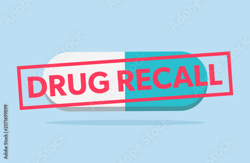 Foto Drug recall and potential health hazard
