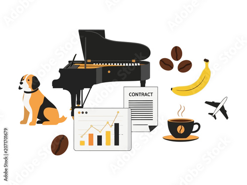 Business and Lifestyle Icons Collection