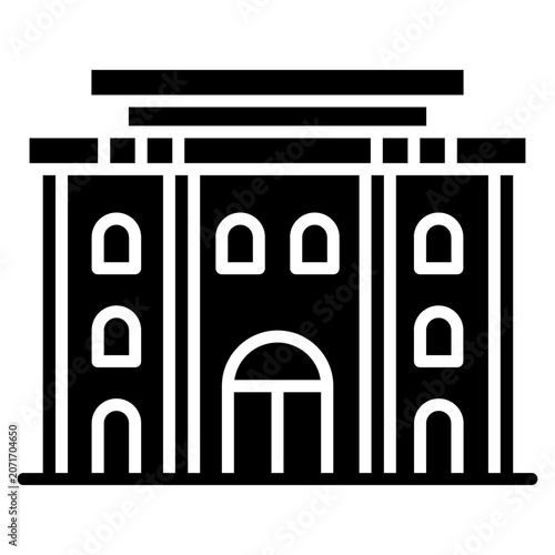 Tableau sur toile Consulate Icon