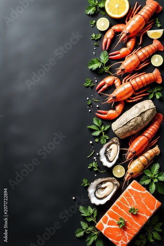 una lavagna di un ristorante di pesce 02