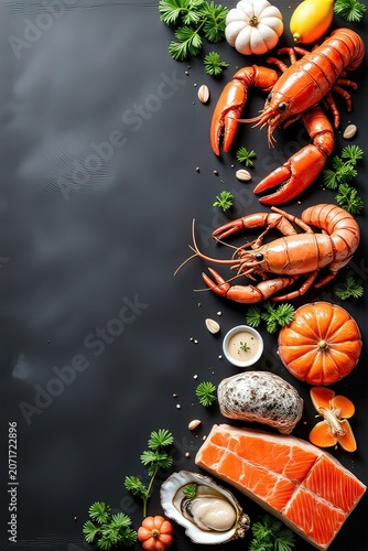 una lavagna di un ristorante di pesce 01