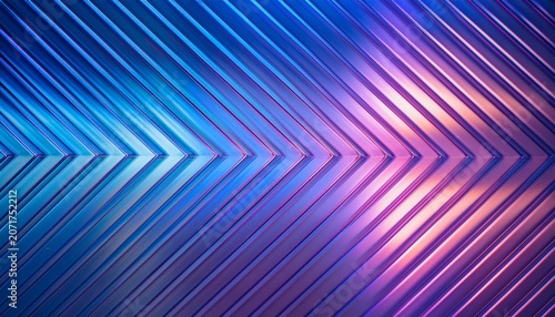Ribbed Background Glass With Hologram Gradient Blue Color And Rainbow Effect Abstract Foil Light With Iridescent Pink Metal Silver Line And Wall Holographic Texture With Diamond Purple Chrome Glow