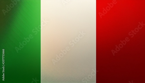 Italian Flag Colors Texture With Gradient And Grain Abstract Background Banner For Product Presentation With Copy Space Red White Green