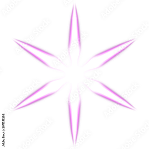 abstract pink star