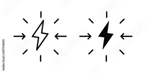 Obraz na plátně Conflict icon for graphic design projects and web designs