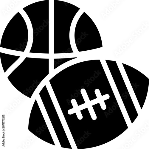 sport glyph icon. Strong and solid vector icon for websites, mobile interfaces, presentations, and visual branding. High quality and easy to edit.