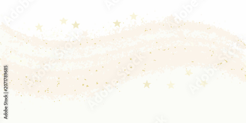 Foto Golden star and glitter pattern on a pale cream background a decorative design e